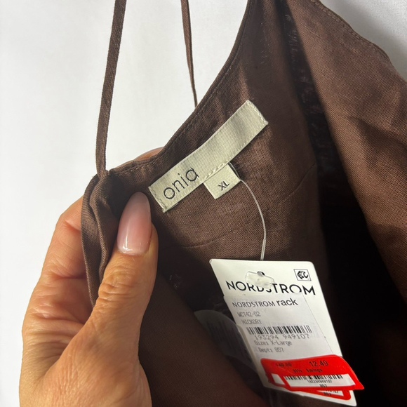NWT Onia Top Size XL Brown - Picture 4 of 5
